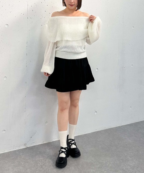 archives（アルシーヴ）の「ダブルクロスパンプス（パンプス・レディース・ブラック・MEDIUM/LARGE）」の6枚目の写真