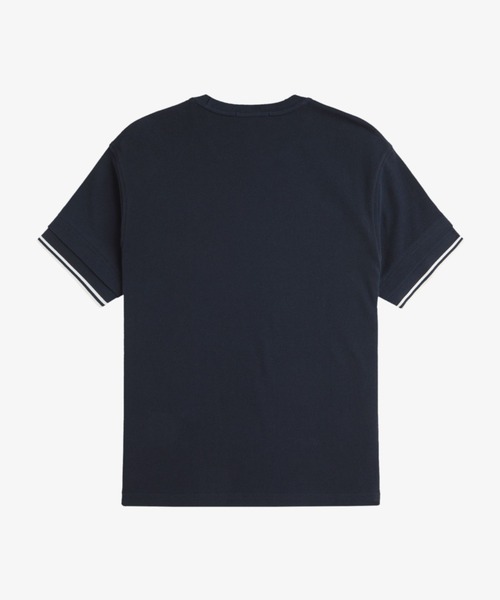 【別注】FRED PERRY / Reluxed Pique Tシャツ　ブラック セール】【別注】FRED PERRY / Reluxed Pique T-shirt（Tシャツ