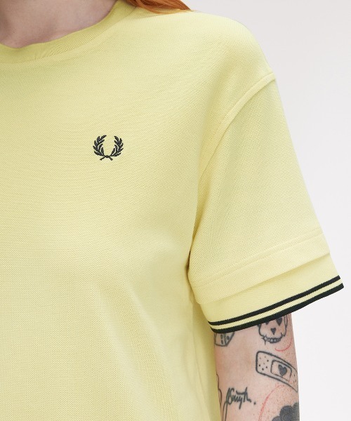 セール】Tipped Pique T-Shirt／ティップラインポロTシャツ（T