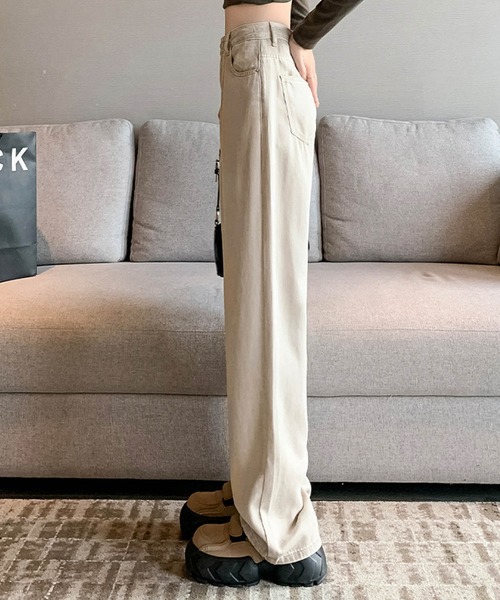 Mihaページ セール】ルーズシルエットワイドデニムパンツ（デニムパンツ）｜aimoha