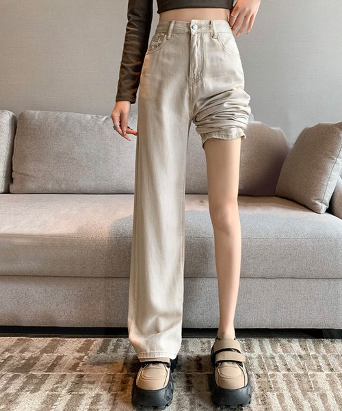 Mihaページ セール】ルーズシルエットワイドデニムパンツ（デニムパンツ）｜aimoha