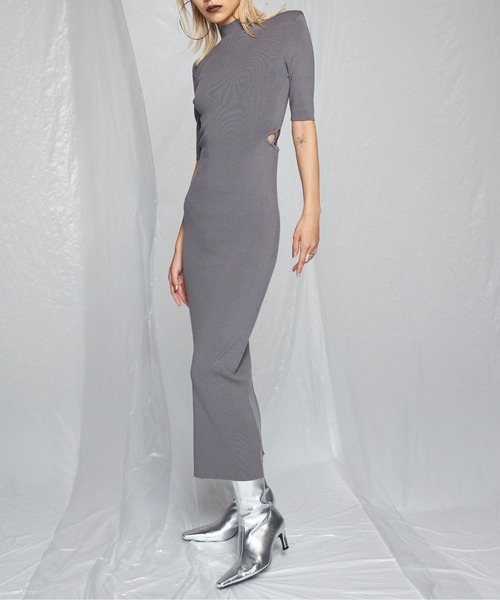 未使用 JOSE MOON ニット ワンピース JOSE MOON ワンピース SERIAL HOLE KNIT DRESS/シリアルホール