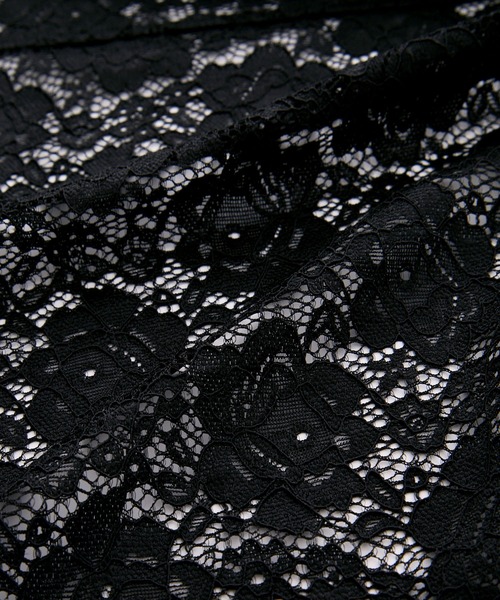 SERACE（セラス）の「【SERACE】Flower lace loose double tailored jacket / フラワーレースルーズダブルテーラードジャケット（テーラードジャケット・メンズ・ブラック・M/L）」の16枚目の写真