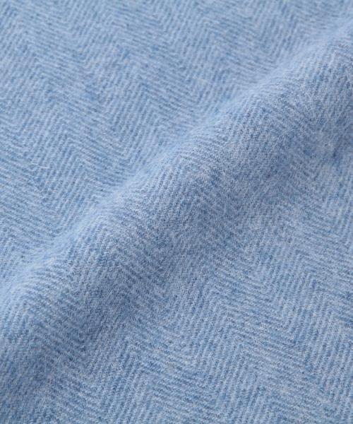 B:MING by BEAMS（ビーミングバイビームス）の「ビーミング by ビームス / ヘリンボーンマフラー　（マフラー・メンズ・サックスブルー/ネイビー/グレー/ブラック/ワイン・ONE SIZE）」の16枚目の写真