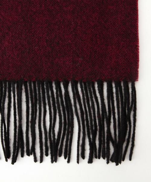 B:MING by BEAMS（ビーミングバイビームス）の「ビーミング by ビームス / ヘリンボーンマフラー　（マフラー・メンズ・サックスブルー/ネイビー/グレー/ブラック/ワイン・ONE SIZE）」の17枚目の写真