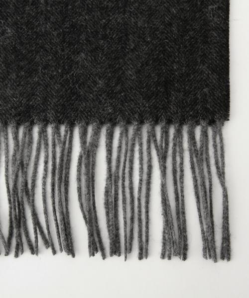 B:MING by BEAMS（ビーミングバイビームス）の「ビーミング by ビームス / ヘリンボーンマフラー　（マフラー・メンズ・サックスブルー/ネイビー/グレー/ブラック/ワイン・ONE SIZE）」の20枚目の写真