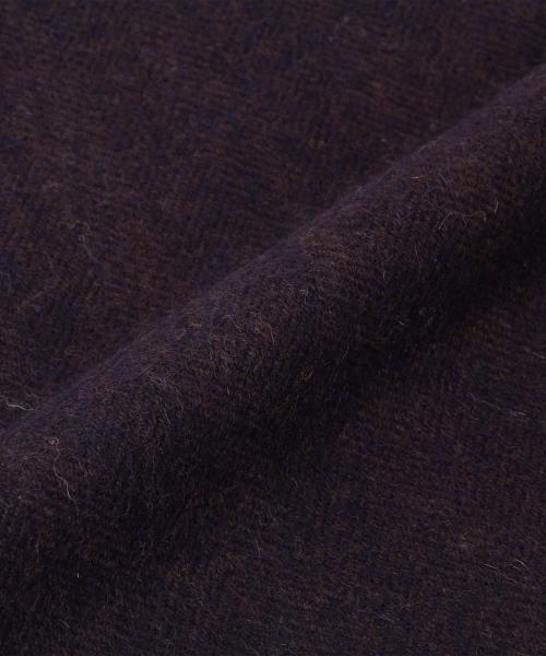 B:MING by BEAMS（ビーミングバイビームス）の「ビーミング by ビームス / ヘリンボーンマフラー　（マフラー・メンズ・サックスブルー/ネイビー/グレー/ブラック/ワイン・ONE SIZE）」の9枚目の写真