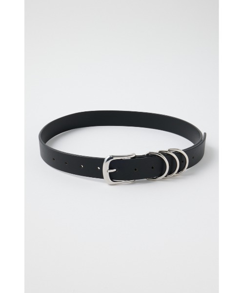 MOUSSY（マウジー）の「RING LEATHER ベルト（ベルト）」 - WEAR