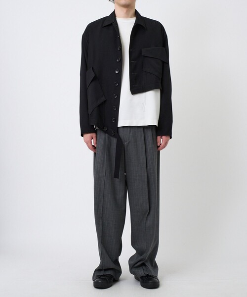 sulvam（サルバム）の「【sulvam/サルバム】ラウンドブルゾン（ブルゾン・メンズ・ブラック・M）」の13枚目の写真