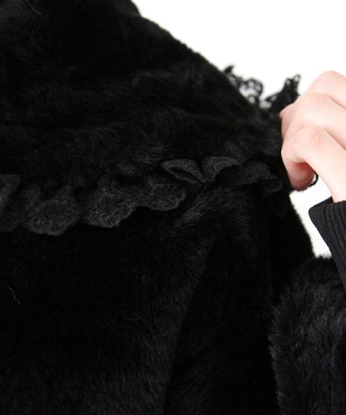 セール】レースフードファーブルゾン（その他アウター）｜DearMyLove