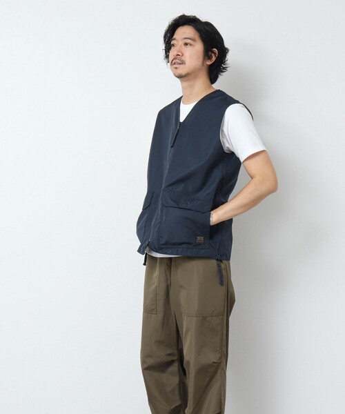 TAION(タイオン)の「【TAION/タイオン】ノンダウン ミリタリー リバーシブル Vネックベスト 25SS(ベスト・メンズ・ブラック/オリーブ/ダークネイビー・L/XL/M)」の7枚目の写真