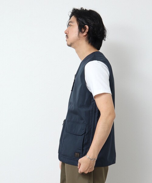 TAION(タイオン)の「【TAION/タイオン】ノンダウン ミリタリー リバーシブル Vネックベスト 25SS(ベスト・メンズ・ブラック/オリーブ/ダークネイビー・L/XL/M)」の12枚目の写真