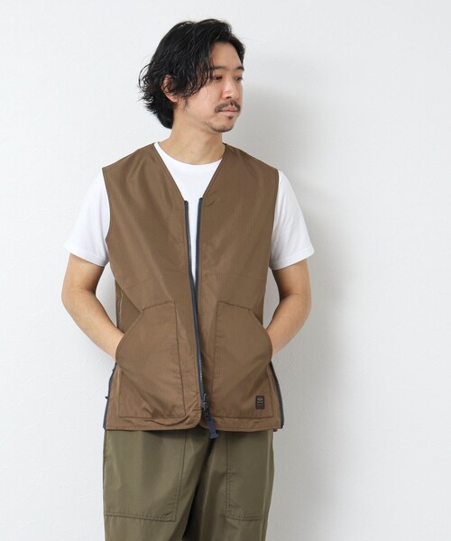 TAION(タイオン)の「【TAION/タイオン】ノンダウン ミリタリー リバーシブル Vネックベスト 25SS(ベスト・メンズ・ブラック/オリーブ/ダークネイビー・L/XL/M)」の19枚目の写真