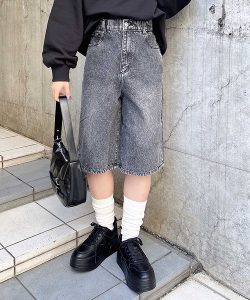 INGNI（イング）の「ボリュームコートスニーカー（スニーカー・レディース・オフホワイト/ベージュ/ブラック・L/M）」の22枚目の写真