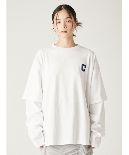 【新品】【Champion】レイヤードロンＴ FRAY I.D｜【Champion】レイヤードロンT | Rakuten Fashion(楽天