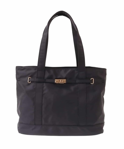 a.v.v(アーヴェヴェ)の「【A4サイズ対応】ナイロントート(トートバッグ・レディース・ベージュ/チャコールグレー・38)」の5枚目の写真