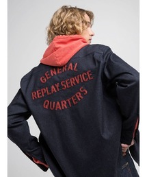 REPLAY | リラックスフィット レタリングデニムシャツ(シャツ/ブラウス)