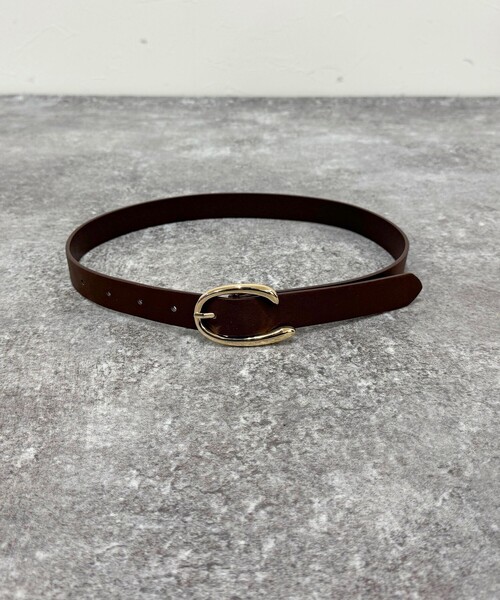 fredy emue（フレディエミュ）の「Cバックルベルト（ベルト・レディース・ブラウン/ブラック・FREE）」の15枚目の写真