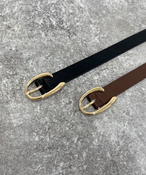 fredy emue（フレディエミュ）の「Cバックルベルト（ベルト・レディース・ブラウン/ブラック・FREE）」の17枚目の写真