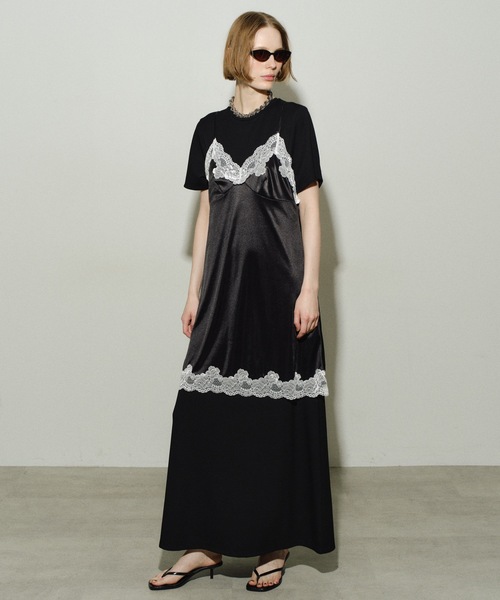 Long T-shirt dress / ロングTシャツドレス（ワンピース）｜yae
