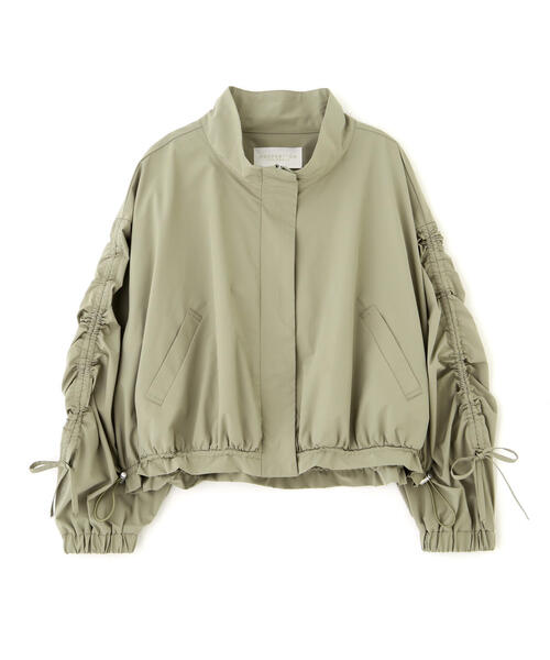 PROPORTION BODY DRESSING(プロポーションボディドレッシング)の「シャーリングリボンブルゾン / 1215155300(テーラードジャケット・レディース・カーキ/ベージュ・SMALL/MEDIUM)」の20枚目の写真