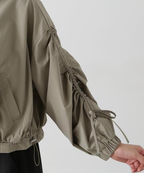 セール】シャーリングリボンブルゾン / 1215155300（テーラード