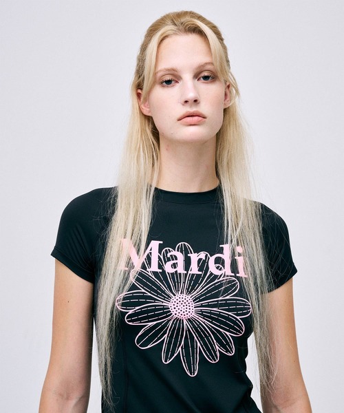 tシャツ AIRLIFT slim fit top flowermardi レディース AIRLIFT slim fit top flowermardi（Tシャツ/カットソー