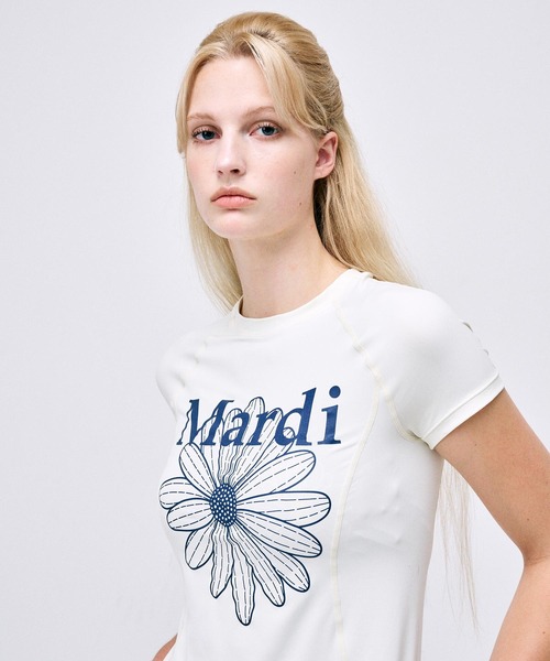 AIRLIFT slim fit top flowermardi（Tシャツ/カットソー