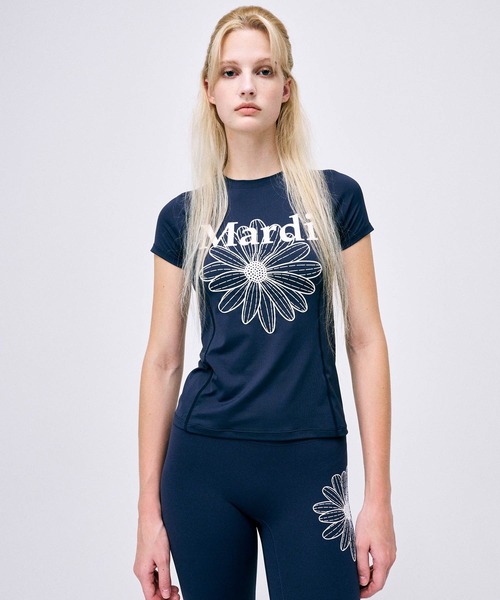 tシャツ AIRLIFT slim fit top flowermardi レディース AIRLIFT slim fit top flowermardi（Tシャツ/カットソー