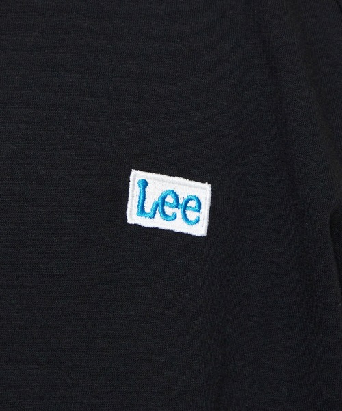 Lee（リー）の「Lee/リー バックプリント 長袖Tシャツ/オーバーラッププリント【親子コーデ】（Tシャツ/カットソー・メンズ・ブラック/ホワイト・SMALL/MEDIUM/LARGE/X-LARGE）」の10枚目の写真