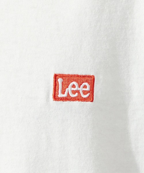 Lee（リー）の「Lee/リー バックプリント 長袖Tシャツ/オーバーラッププリント【親子コーデ】（Tシャツ/カットソー・メンズ・ブラック/ホワイト・SMALL/MEDIUM/LARGE/X-LARGE）」の21枚目の写真