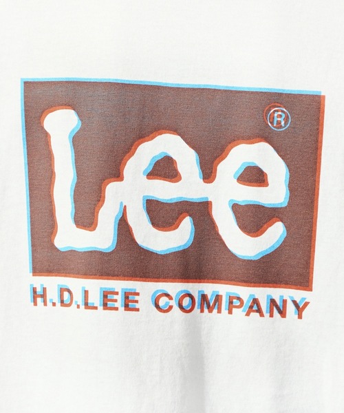 Lee（リー）の「Lee/リー バックプリント 長袖Tシャツ/オーバーラッププリント【親子コーデ】（Tシャツ/カットソー・メンズ・ブラック/ホワイト・SMALL/MEDIUM/LARGE/X-LARGE）」の22枚目の写真
