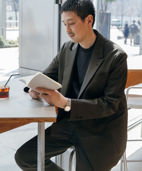 URBAN RESEARCH DOORS(アーバンリサーチドアーズ)の「『イージーケア』LIFE STYLE TAILOR 4WAYストレッチコンフォータブルWジャケット(スーツジャケット・メンズ・カーキ/グレー/ネイビー・SMALL/X-LARGE/LARGE/MEDIUM)」の4枚目の写真