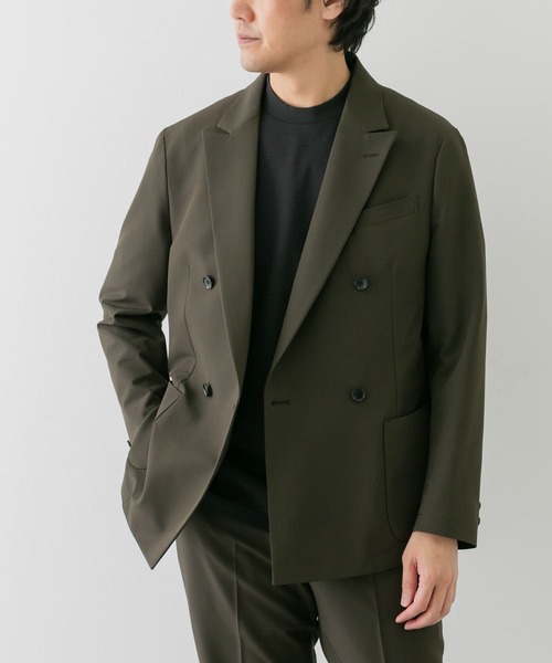 URBAN RESEARCH DOORS(アーバンリサーチドアーズ)の「『イージーケア』LIFE STYLE TAILOR 4WAYストレッチコンフォータブルWジャケット(スーツジャケット・メンズ・カーキ/グレー/ネイビー・SMALL/X-LARGE/LARGE/MEDIUM)」の7枚目の写真