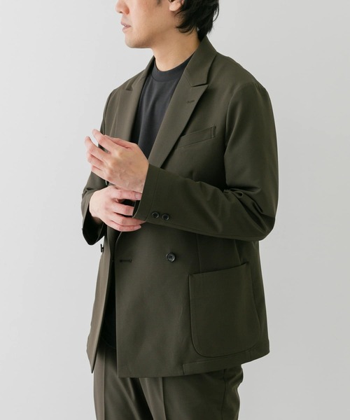 URBAN RESEARCH DOORS(アーバンリサーチドアーズ)の「『イージーケア』LIFE STYLE TAILOR 4WAYストレッチコンフォータブルWジャケット(スーツジャケット・メンズ・カーキ/グレー/ネイビー・SMALL/X-LARGE/LARGE/MEDIUM)」の8枚目の写真