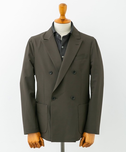 URBAN RESEARCH DOORS(アーバンリサーチドアーズ)の「『イージーケア』LIFE STYLE TAILOR 4WAYストレッチコンフォータブルWジャケット(スーツジャケット・メンズ・カーキ/グレー/ネイビー・SMALL/X-LARGE/LARGE/MEDIUM)」の12枚目の写真
