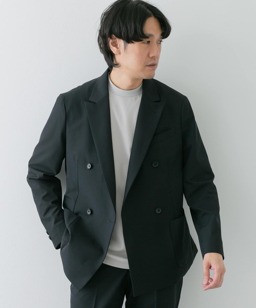 URBAN RESEARCH DOORS(アーバンリサーチドアーズ)の「『イージーケア』LIFE STYLE TAILOR 4WAYストレッチコンフォータブルWジャケット(スーツジャケット・メンズ・カーキ/グレー/ネイビー・SMALL/X-LARGE/LARGE/MEDIUM)」の17枚目の写真