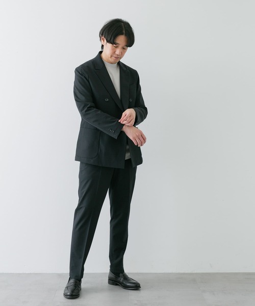 URBAN RESEARCH DOORS(アーバンリサーチドアーズ)の「『イージーケア』LIFE STYLE TAILOR 4WAYストレッチコンフォータブルWジャケット(スーツジャケット・メンズ・カーキ/グレー/ネイビー・SMALL/X-LARGE/LARGE/MEDIUM)」の19枚目の写真