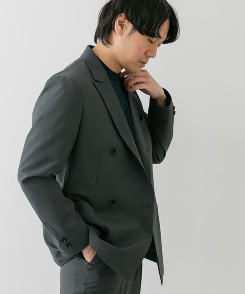 URBAN RESEARCH DOORS(アーバンリサーチドアーズ)の「『イージーケア』LIFE STYLE TAILOR 4WAYストレッチコンフォータブルWジャケット(スーツジャケット・メンズ・カーキ/グレー/ネイビー・SMALL/X-LARGE/LARGE/MEDIUM)」の22枚目の写真