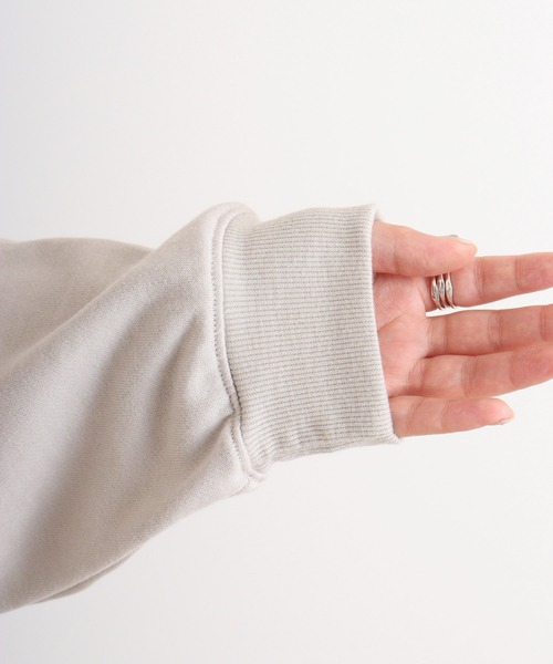 Quelle Chance（ケルシャンス）の「ハシビロコウ刺繍ビッグカーデガン（カーディガン/ボレロ・レディース・グレー/ベージュ/ネイビー・M）」の19枚目の写真