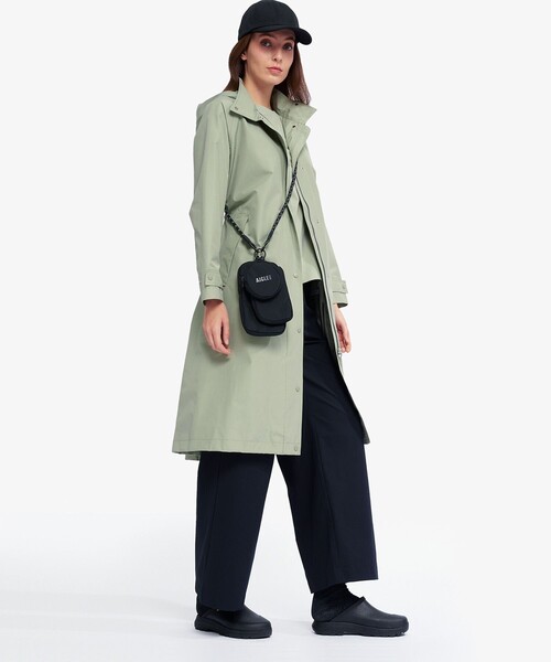 AIGLE（エーグル）の「撥水 ショルダーポーチ サブポーチ付属（ショルダーバッグ・レディース・モスグリーン/ブラック・FREE）」の11枚目の写真