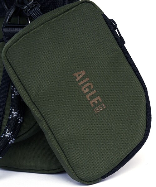 AIGLE（エーグル）の「撥水 ショルダーポーチ サブポーチ付属（ショルダーバッグ・レディース・モスグリーン/ブラック・FREE）」の19枚目の写真