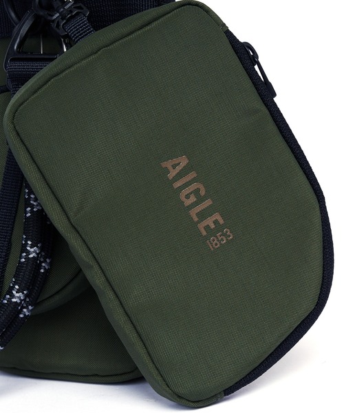 AIGLE（エーグル）の「撥水 ショルダーポーチ サブポーチ付属（ショルダーバッグ・レディース・モスグリーン/ブラック・FREE）」の9枚目の写真
