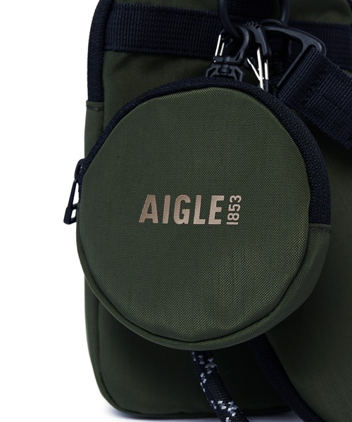 AIGLE（エーグル）の「撥水 ショルダーポーチ サブポーチ付属（ショルダーバッグ・レディース・モスグリーン/ブラック・FREE）」の10枚目の写真