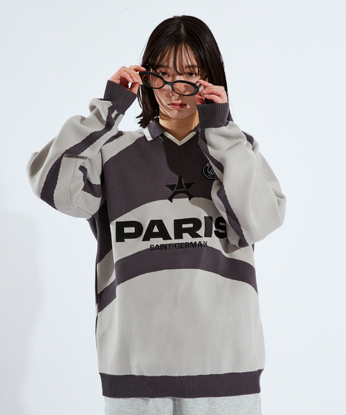 Paris Saint-Germain / パリ・サン＝ジェルマン】 JP PARIS GAME KNIT