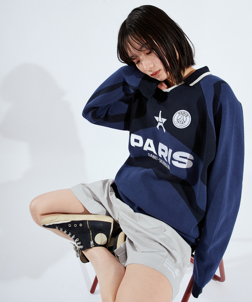 Paris Saint-Germain / パリ・サン＝ジェルマン】 JP PARIS GAME KNIT