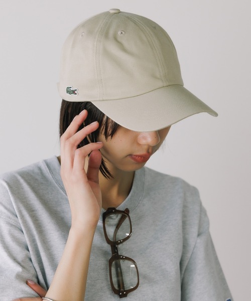 LACOSTE(ラコステ)の「LACOSTE/ラコステ キャップ(キャップ・メンズ・オフホワイト/ネイビー/ベージュ/ブラック・58cm)」の3枚目の写真