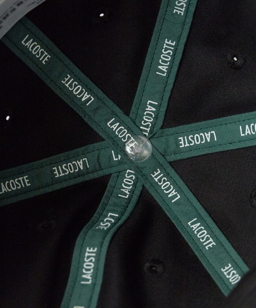 LACOSTE(ラコステ)の「LACOSTE/ラコステ キャップ(キャップ・メンズ・オフホワイト/ネイビー/ベージュ/ブラック・58cm)」の8枚目の写真