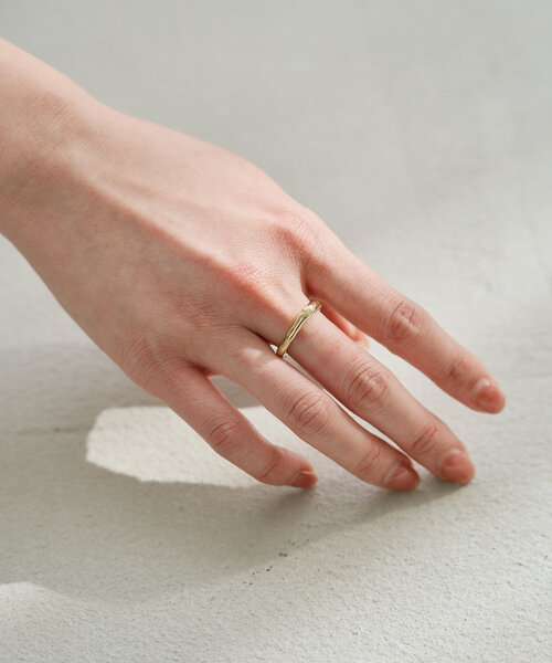 Kastane（カスタネ）の「【fiw.】ラインリング（リング・レディース・シルバー/ゴールド・FREE）」の6枚目の写真
