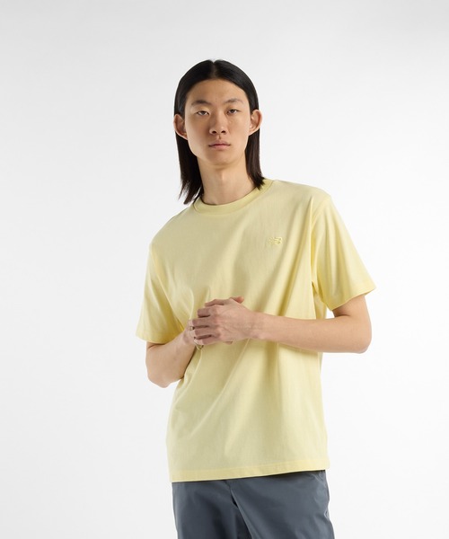 NEW BALANCE(ニューバランス)の「Athletics ショートスリーブTシャツ(Tシャツ/カットソー・メンズ・ライトイエロー・XX-LARGE/X-LARGE/LARGE/MEDIUM/SMALL)」の8枚目の写真